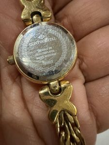 Continental Swiss 18K Gold-Plated Watch ✨