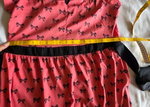 Cute Bow Print dress