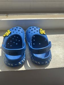 Kids Blue Crocs with Charms