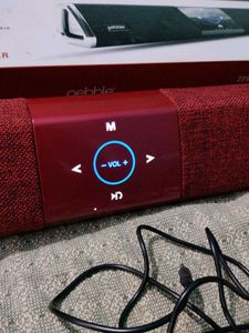 Pebble Encore Portable Soundbar - Red