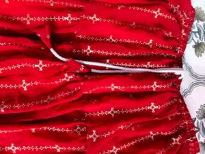 Elegant Red ghagra