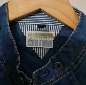 Gesture Men's Blue Denim Shirt