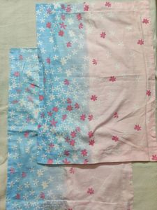 Blue Pink Pillow Covers