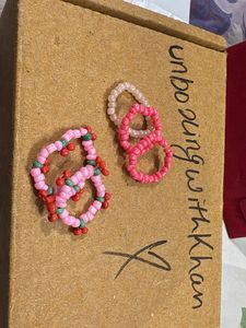 Cute Beaded Rings Set