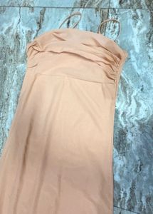 Peach Spaghetti Strap Dress