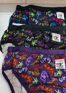 Pack of 3 Printed Women's Panties