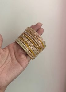 Elegant New Beaded Bangles Set