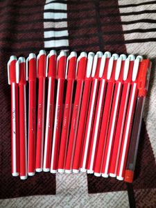 Lot of 16 Red Pens