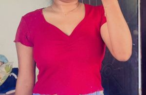 Shein red Top new with tag