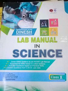 Dinesh Lab Manual in Science Class X