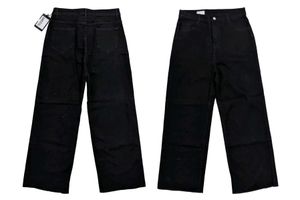 BLACK WIDE LEG JEANS