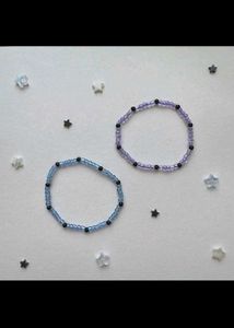 cute matching Beaded Bracelets (set of 2)