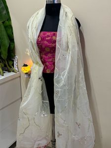 Elegant Dupatta With Blouse