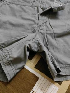 Grey Casual Shorts