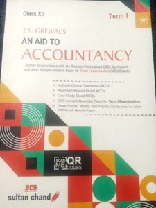 T.S. Grewal's Accountancy Class XII Term I