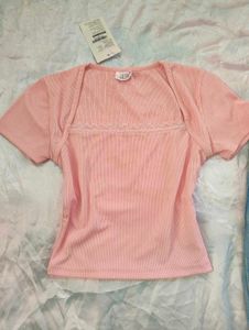 Pinteresty Pink Crop Top