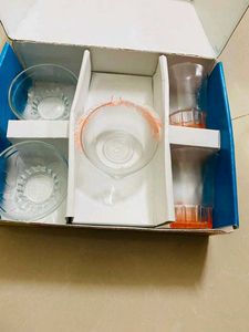 Glass Bowl and Tumbler Set combo