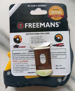 FREEMANS IKON 5m:19mm Steel Inchi Measuring Tape -