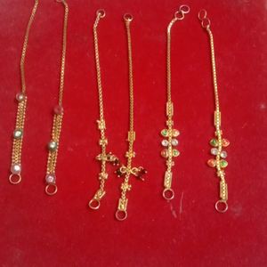 Ear chain match with any ear rings gold finish