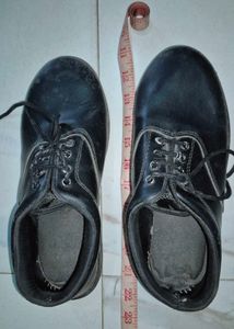 Classic Black Casual School Shoes