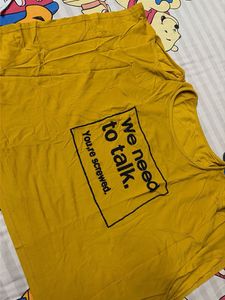Funny Graphic Tee "We need to talk"