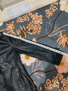 100% Lambskin Leather Jacket and Gothic Waffle tee