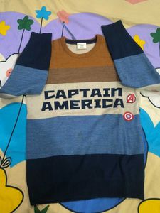 Captain America Boys Sweater