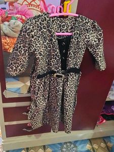 Animal Print Girls Dress