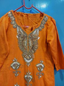 Hand Zari Work Suit
