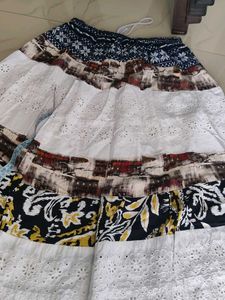 Bohemian Patchwork Maxi Skirt