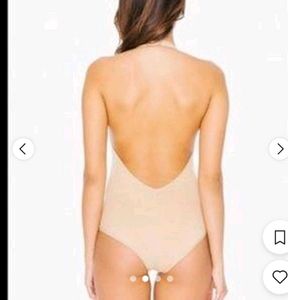 Nude Halter Neck Bodysuit