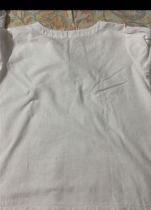 Saada Classic White Cotton Kurta
