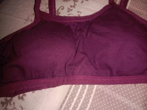 Maroon Paded Bra