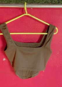 Olive Green Corset Top