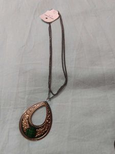 Bohemian Style Teardrop Pendant Necklace