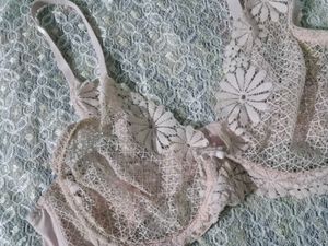 Sheer Lace Floral Bra