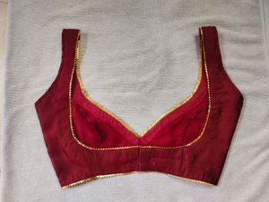 deep neck blouse non padded