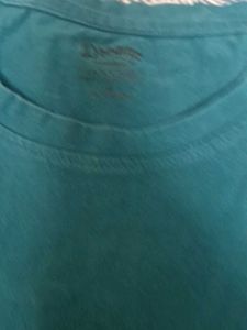 Teal Round Neck T-Shirt
