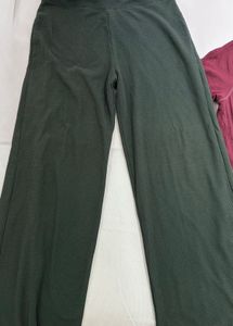 combo tshirt and wide leg trouser