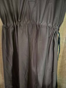 Casual Brown Shirt Dress