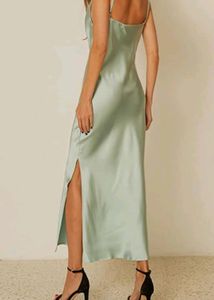 hiyansh Women A-line Light Green Dress