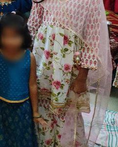 Floral Printed Kurta Set with Dupatta