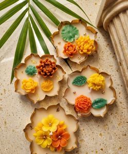 Floral Decorative Candles