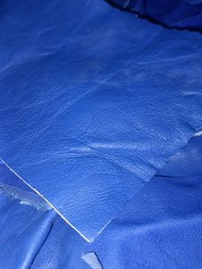 Very Attractive Blue Colour Genuine Leather