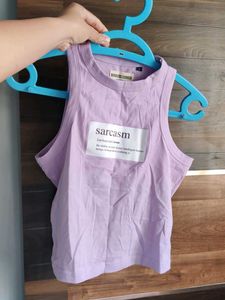 Bonkers Corner Sarcasm Racerback Tank Tops - Lilac