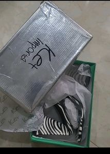 Sale- Branded Stylish Zebra Print Wedge Heels