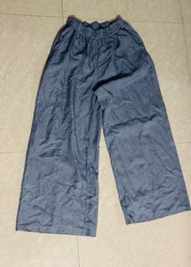 Blue Wide Leg Trousers