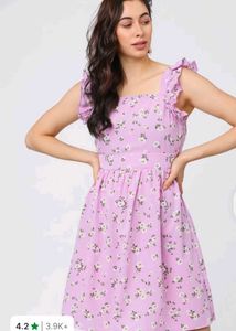 Floral Print Mini Dress