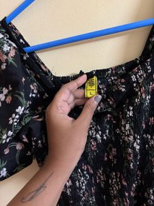 Floral Print Midi Dress