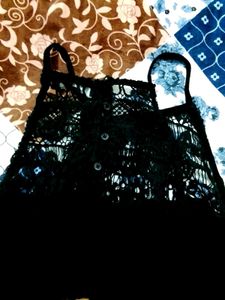 Black Lace Halter Maxi Dress